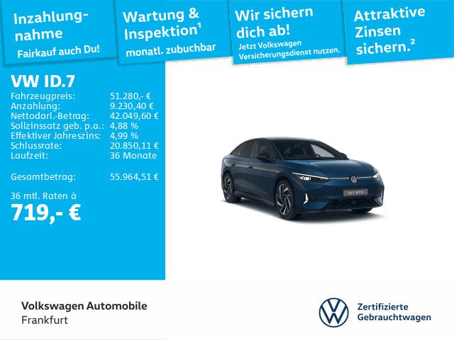 VW ID.7 4.411 km 51.280 &euro; Frankfurt 60326