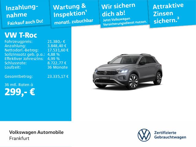 VW T-Roc 22.428 km 21.380 &euro; Frankfurt 60326