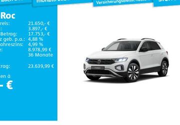 VW T-Roc 9.786 km 21.650 &euro; Frankfurt 60326